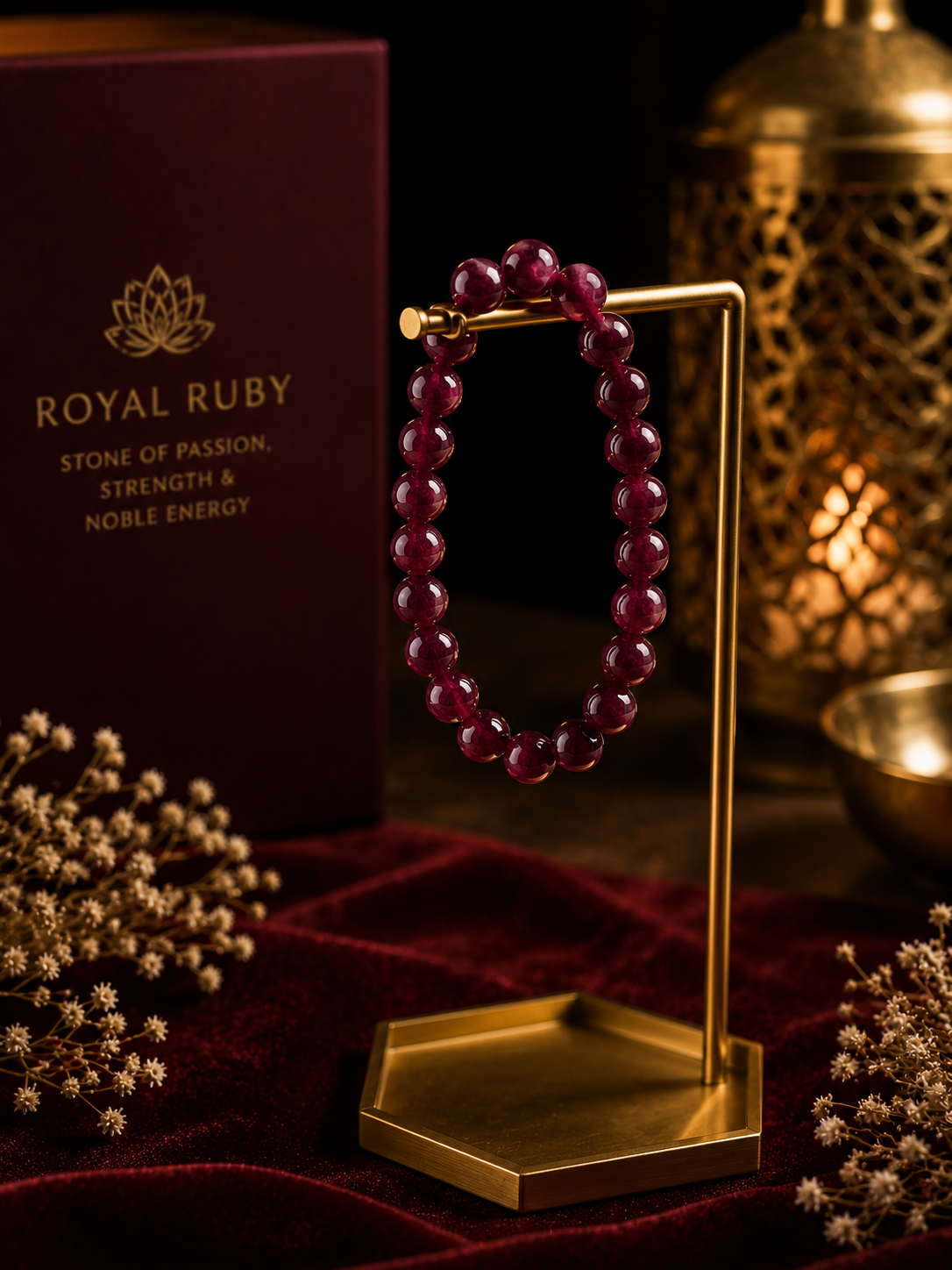 Royal Ruby Bracelet 8mm