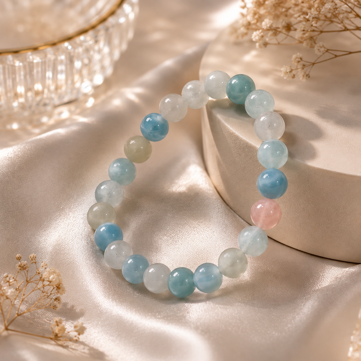 The Heart Healer - Morganite Bracelet | 8mm