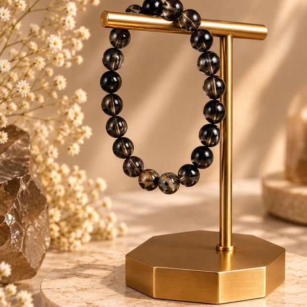 Shadow Healer —  Black Moonstone Bracelet