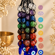 7 Chakra Tumble Evil Eye Hanger