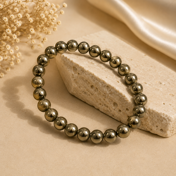 Wealth Creator — Pyrite Bracelet | 8mm
