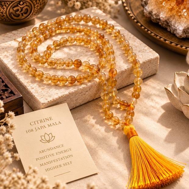 Citrine Japamala