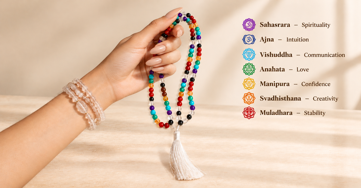 Vortexes of Power Mala (8mm Beeds)