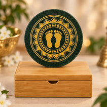 Lakshmi Charan Paduka in Jade