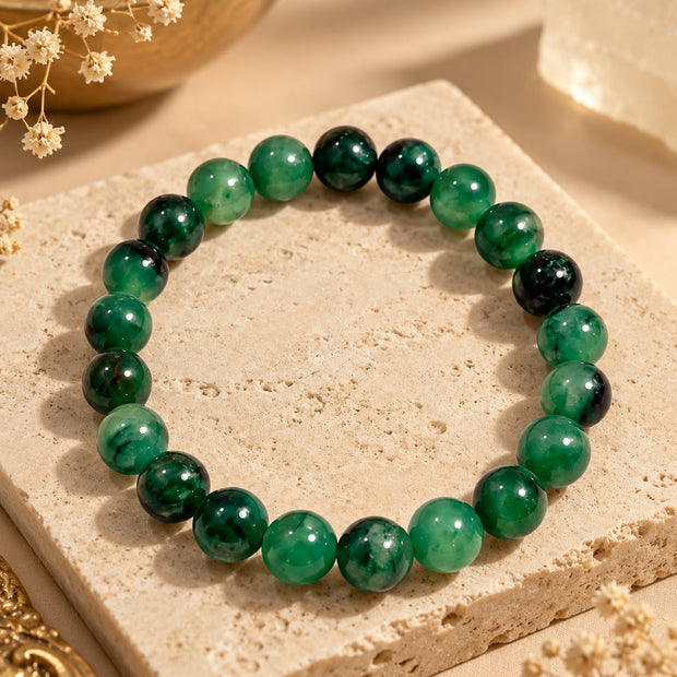 Emerald Bracelet 8mm – Imported