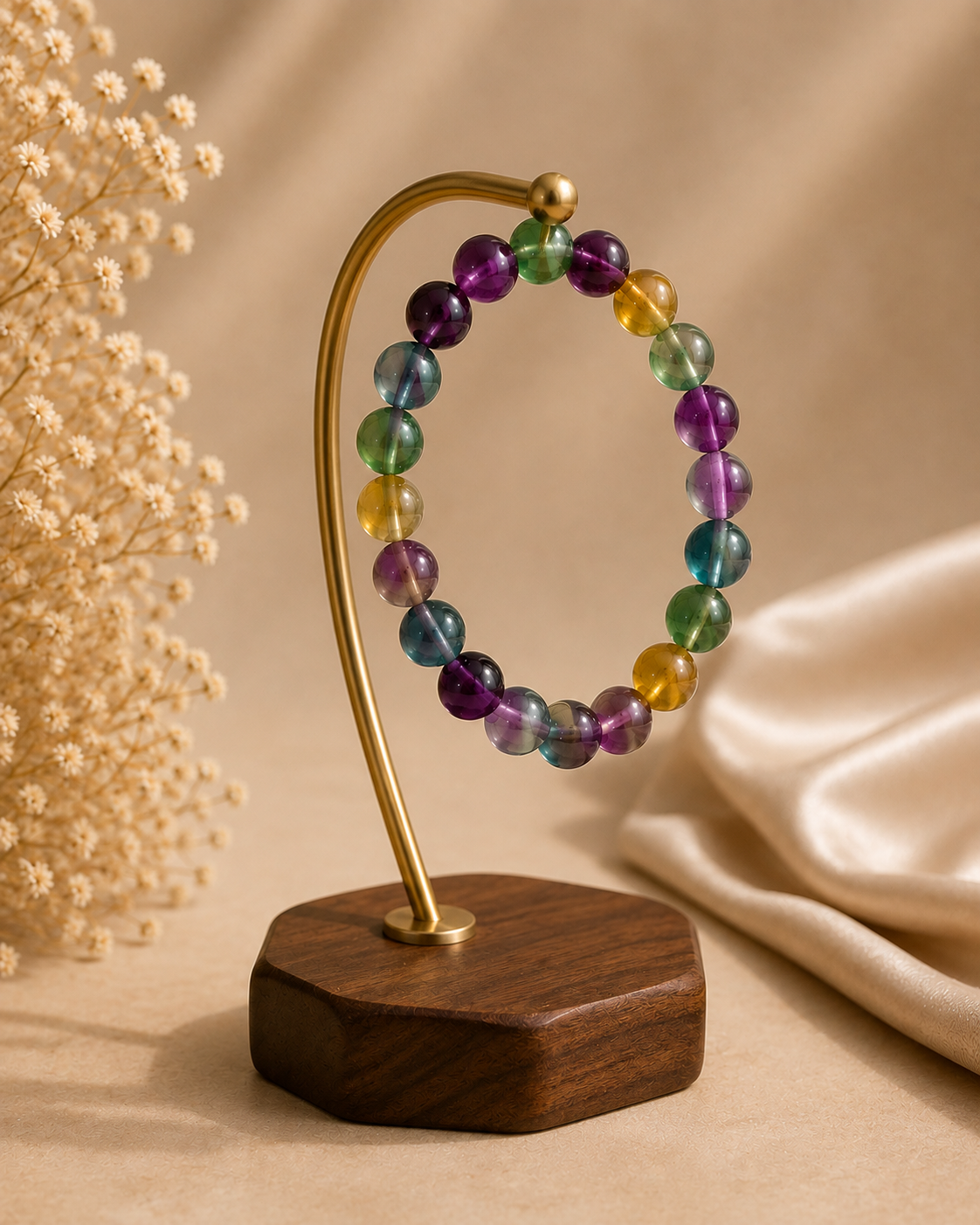 I am in Control — Multi Fluorite Bracelet | 10mm