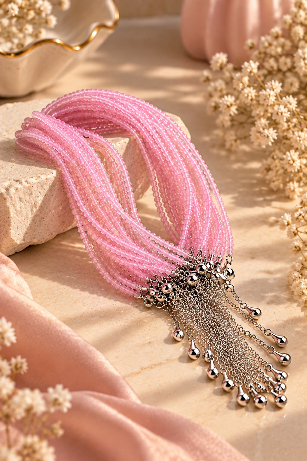 Rose Quartz Bracelet – 2mm