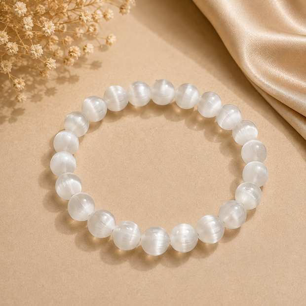 Aura Cleanser —Selenite Bracelet | 8mm