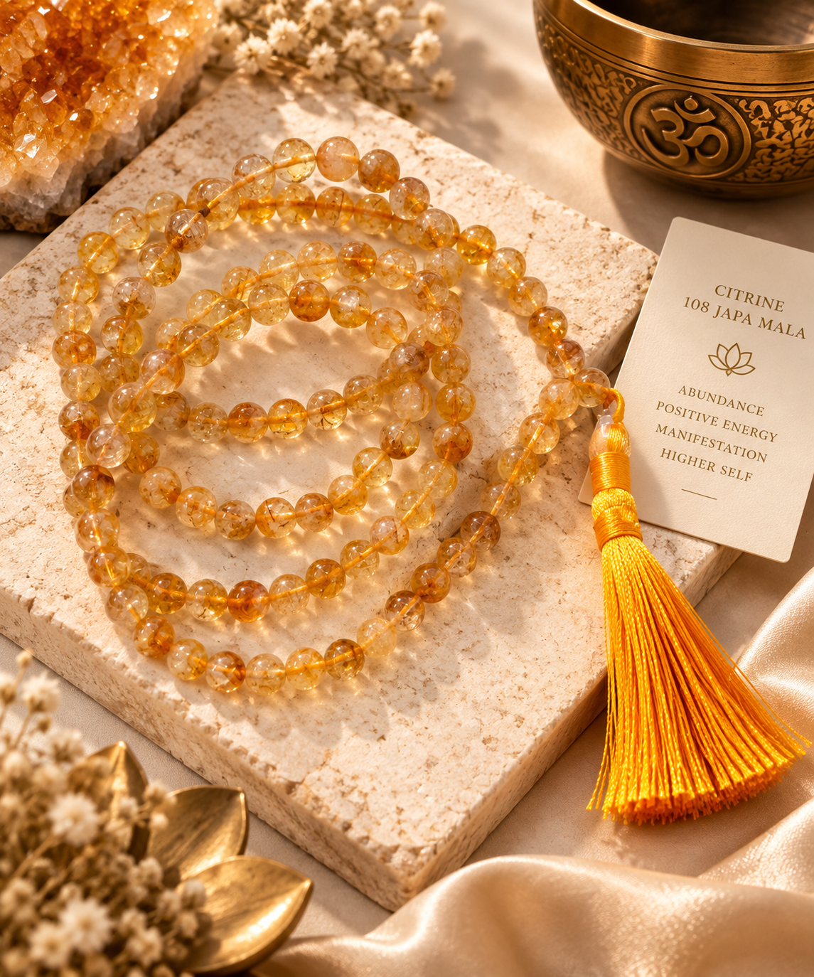 Citrine Japamala