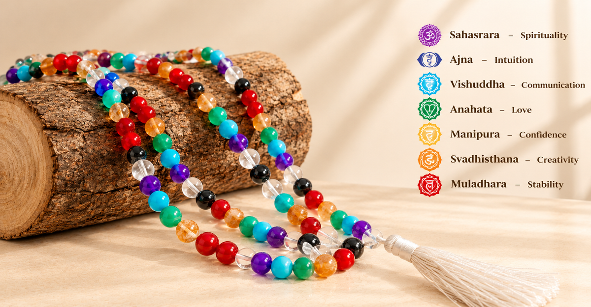 Vortexes of Power Mala (8mm Beeds)