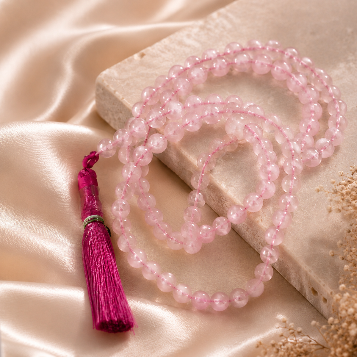 Rose Quartz Japamala