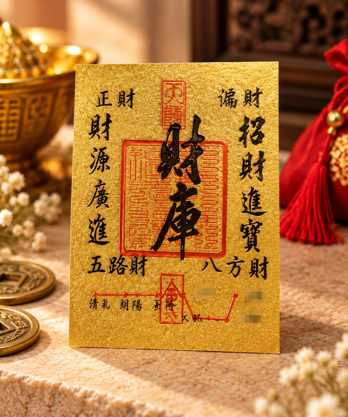 Wealth Sticker – Feng Shui