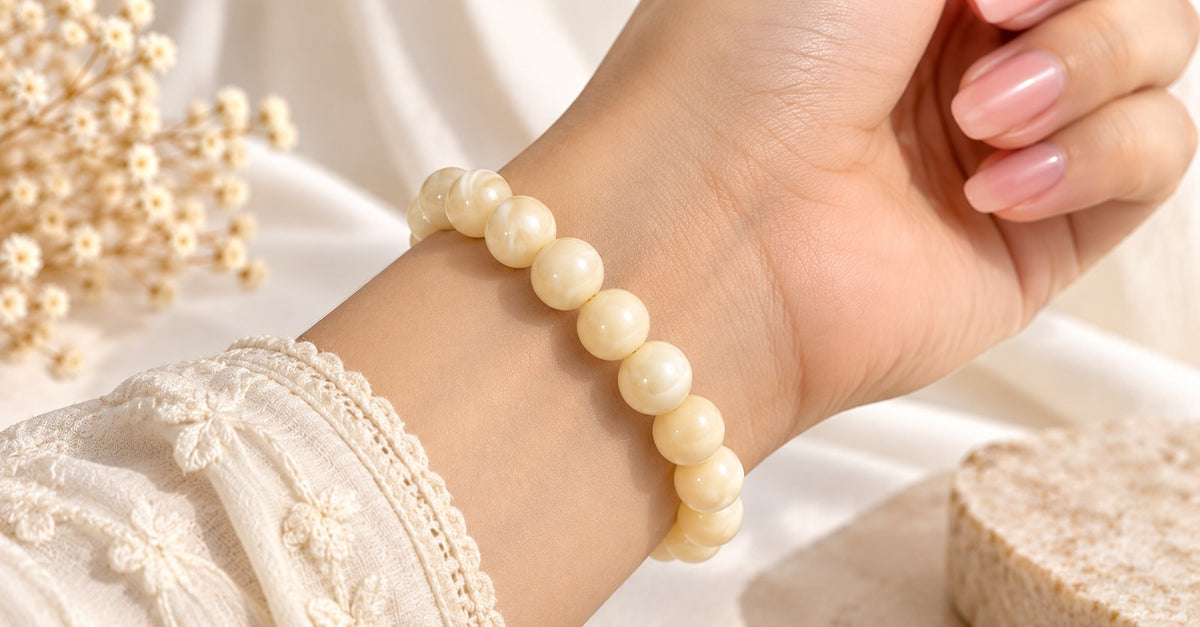 Divine Nurturer — Mother of Pearl Bracelet | 12mm