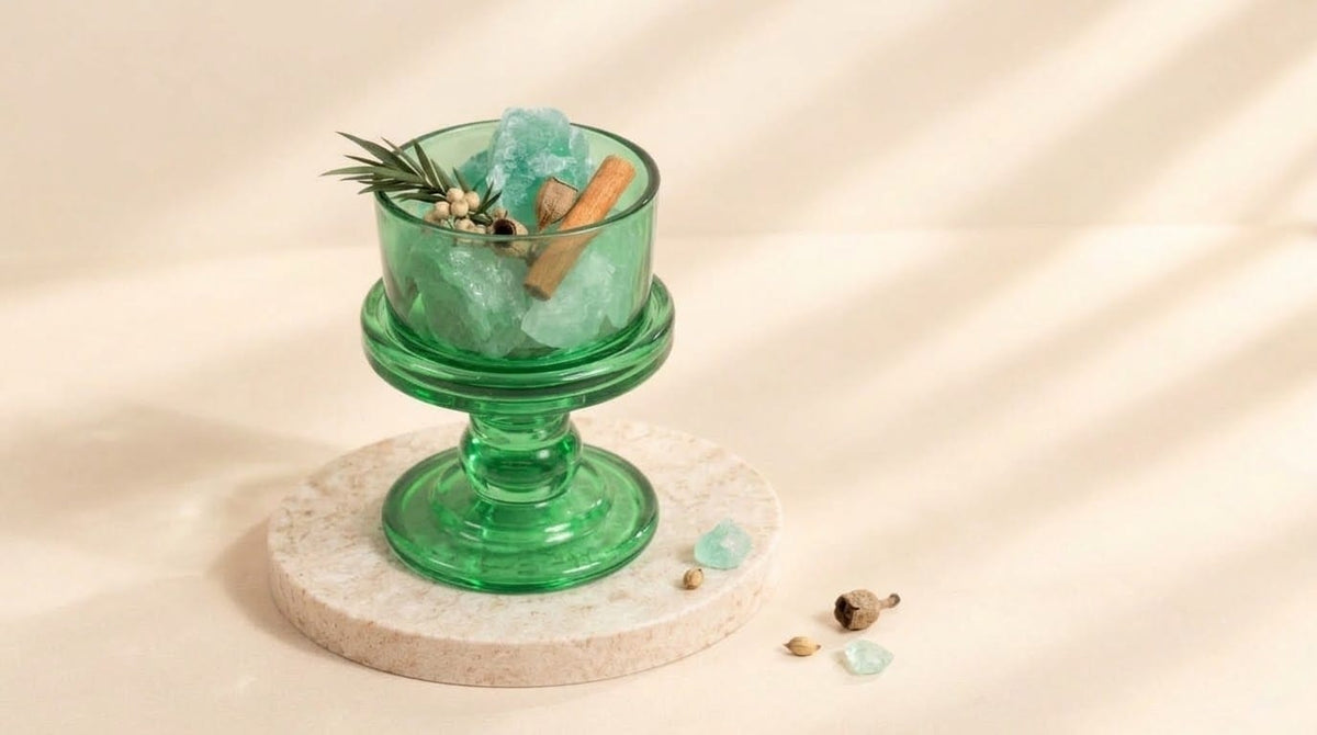 Green Fluorite Crystal Oil Diffuser