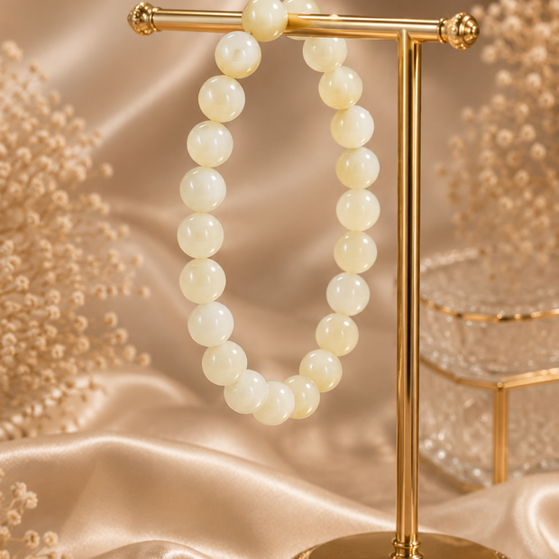 Divine Nurturer  —  Mother of Pearl Bracelet | 8mm