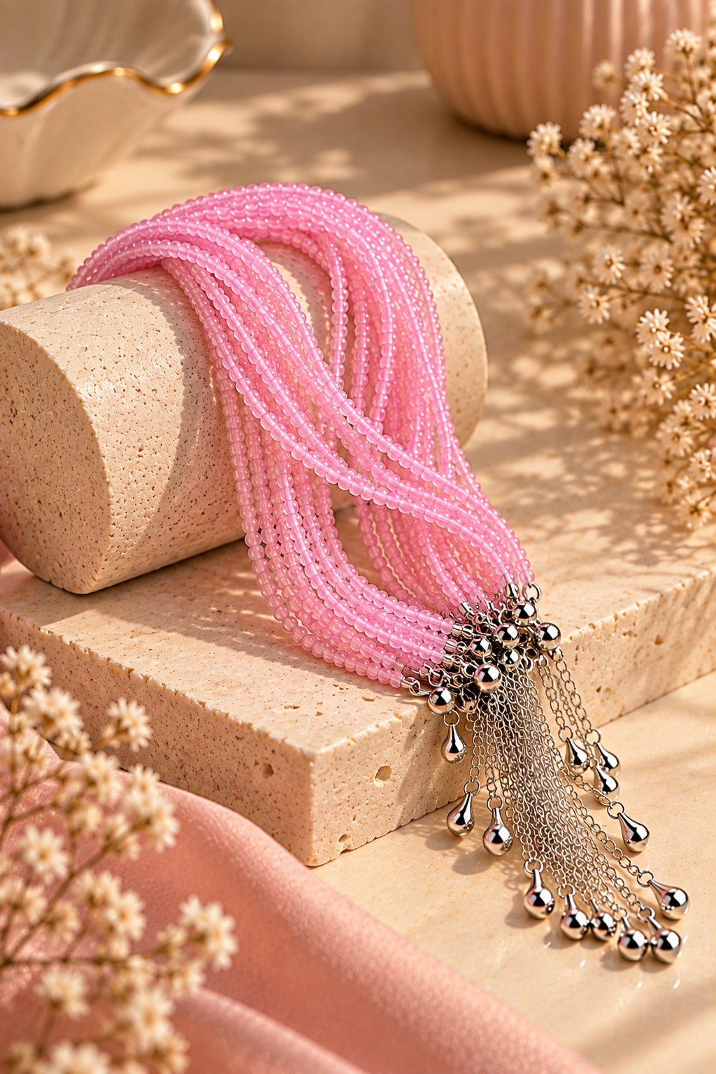Rose Quartz Bracelet – 2mm