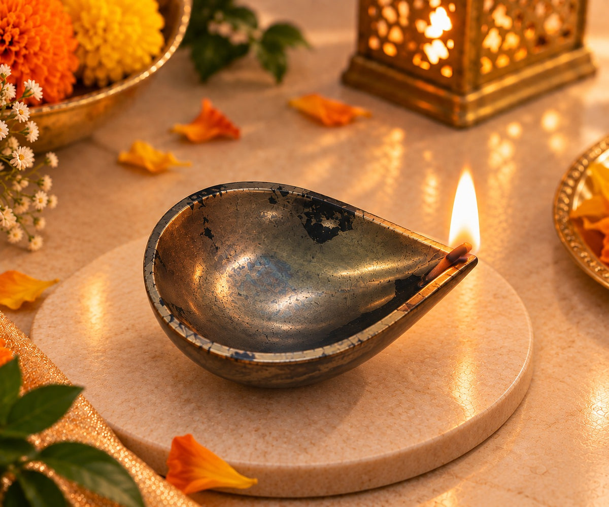 Iron Pyrite Deepam
