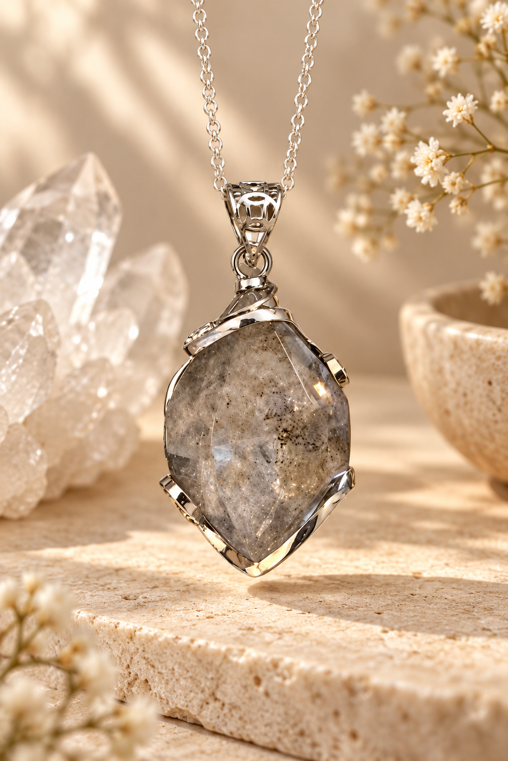 Herkimer Diamond Pendant
