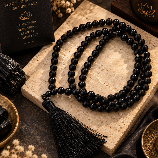 Black Tourmaline Japmala