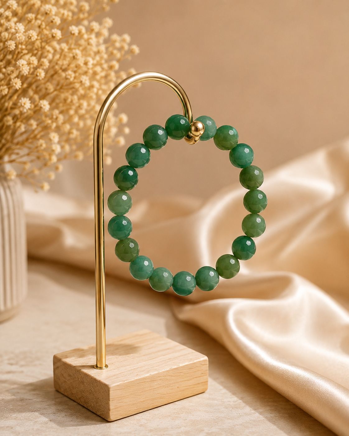 Luck Follows Me — Green Aventurine | 8mm Round Beads
