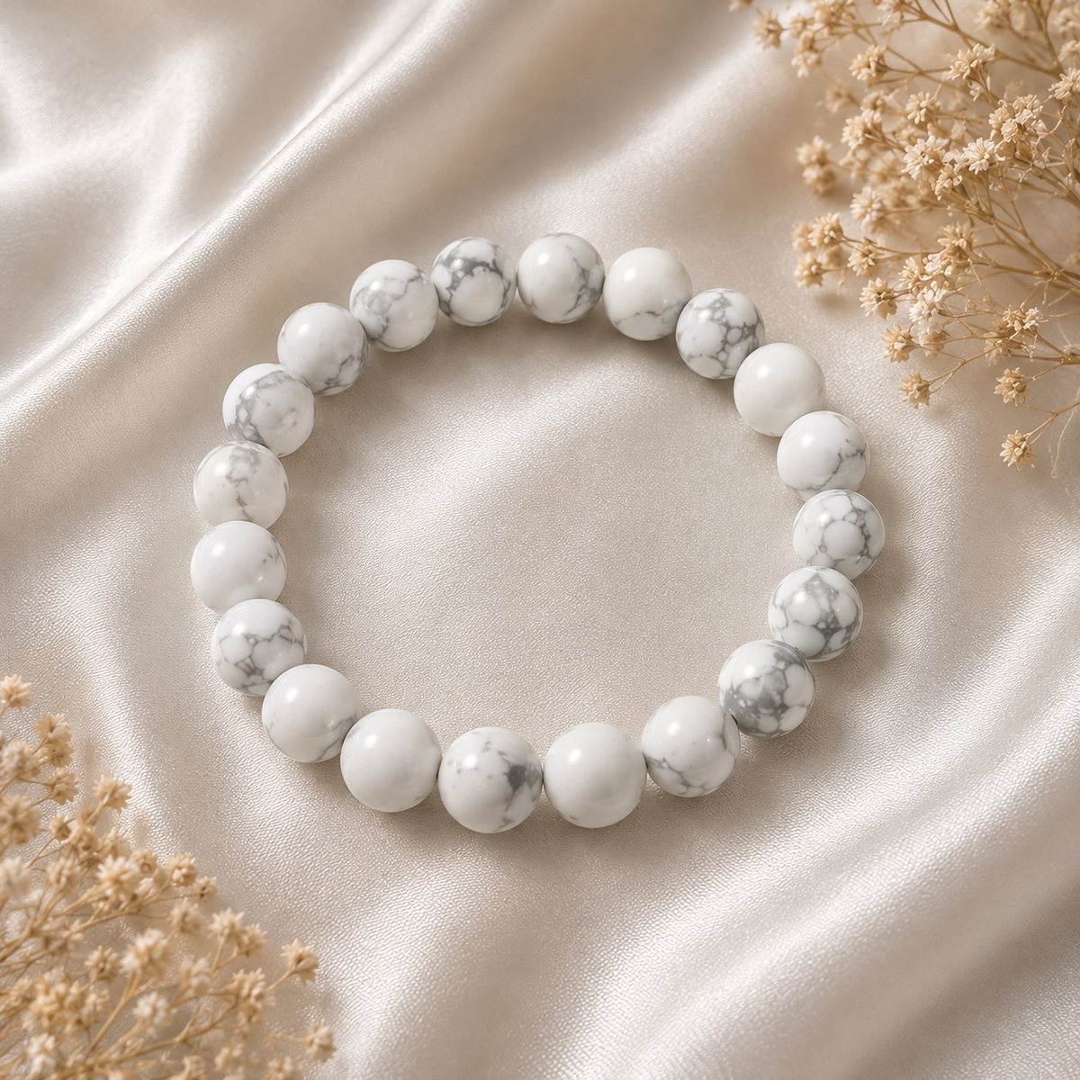 My Peace Comes First — Howlite | 8mm