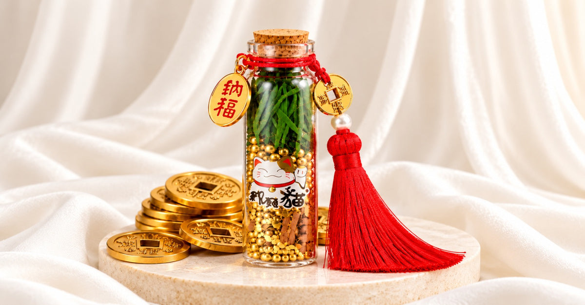 Nine Blessings Prosperity Bottle