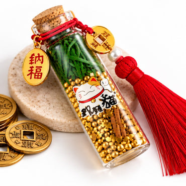 Nine Blessings Prosperity Bottle
