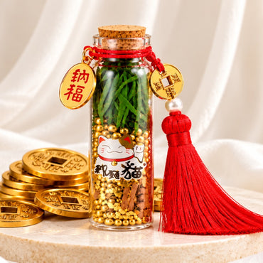 Nine Blessings Prosperity Bottle
