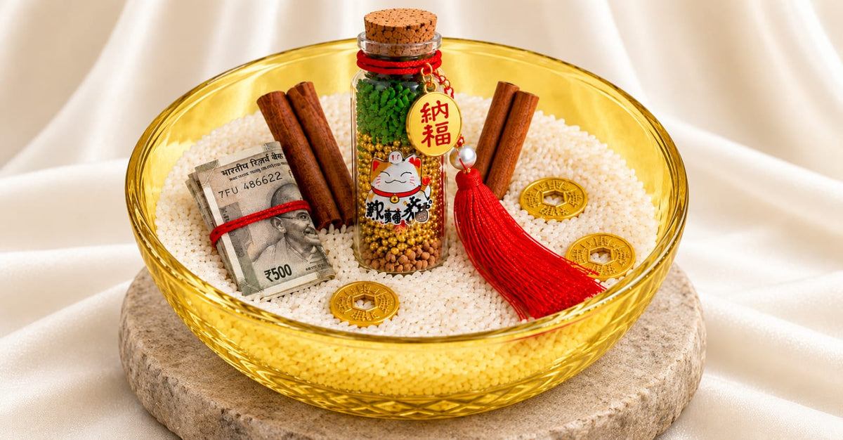 Nine Blessings Prosperity Bottle